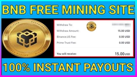 Free BNB Mining Brand New Binance Mining Sites 2022 Best BNB