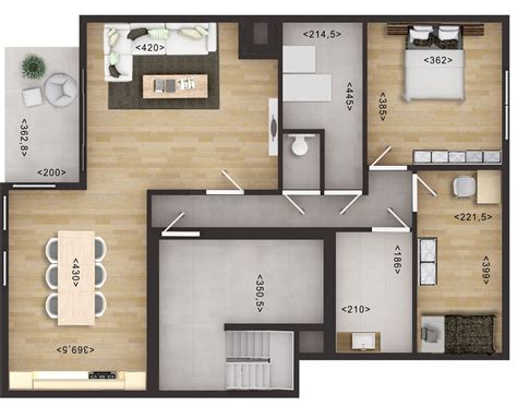 2D HOME FLOOR PLAN RENDERING SERVICES WITH PHOTOSHOP | CGTrader