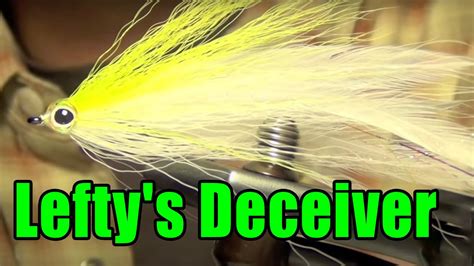 Leftys Deceiver Saltwater Streamer Baitfish Fly Tying Instructions And