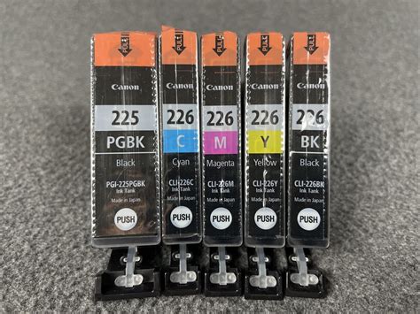 Pk Genuine Canon Oem Ink Cartridges Pgi Cli Pgbk C Y M