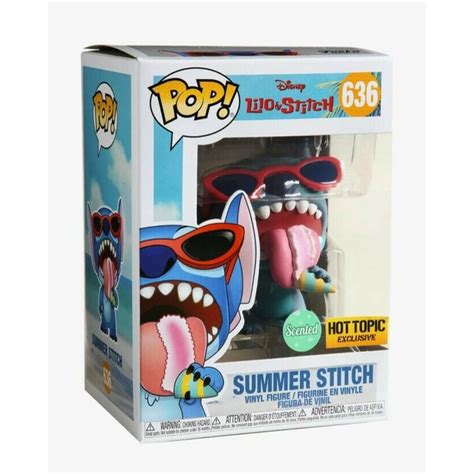 Funko Disney Lilo Stitch Pop Summer Stitch Scented Hot Topic Exclusivo Shopee Brasil