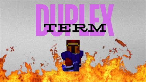 DUPLEX Term Is INSANE Hypixel Skyblock YouTube