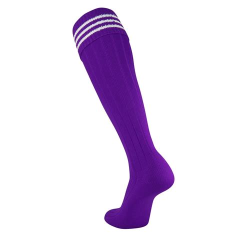 Twin City Tck European Style 3 Stripe Soccer Socks In Nylon L