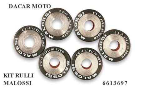 Set Rollen MALOSSI Htroll Ø 20 9X17 Gr 11 Gilera Nexus 250 Ie 4T LC eU3