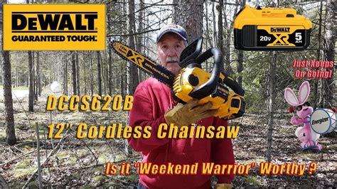 Dewalt DCCS620B Brushless 12" Cordless Chainsaw - YouTube