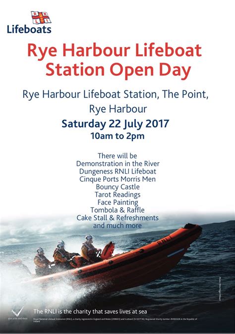 Rye Harbour Rnli Lifeboat Station To Hold Open Day Rnli