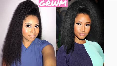 Nicki Minaj Black Curly Hair