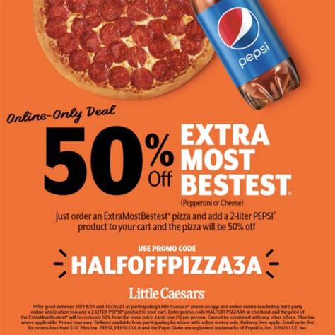 Little Caesars® Pizza Coupons & DealsJanuary 2025 Little Caesar's Large ...