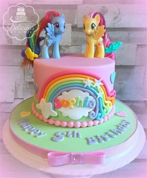 My Little Pony Cake Ideas Rainbow Dash And Fluttershy Cake