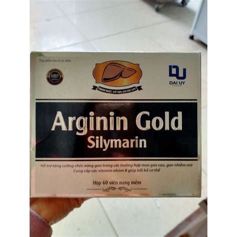 Arginine gold silymarin hộp 60viên tăng cường chức năng gan trong các