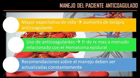 MR1 Camilo Beltrán HRDLM MANEJO DEL PACIENTE ANTICOAGULADO ppt descargar