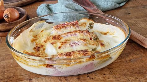 Gratin d endives au jambon et à la béchamel Aux Fourneaux