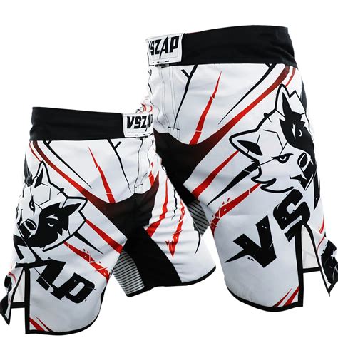 Vszap Mma Boxing Motion Clothing Cotton Loose Size Training Kickboxing Shorts Short Muay Thai