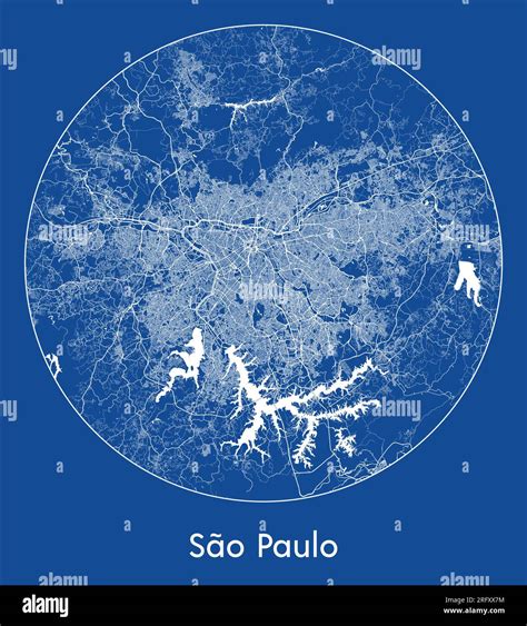 Sao Paulo Map Vector Hi Res Stock Photography And Images Alamy