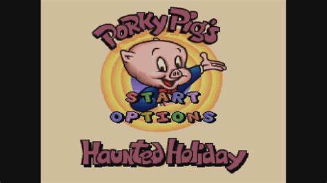 Mins Of Porky Pig S Haunted Holiday Intro Us Snes Youtube