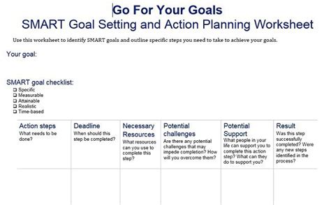 Smart Action Plan Template Collection