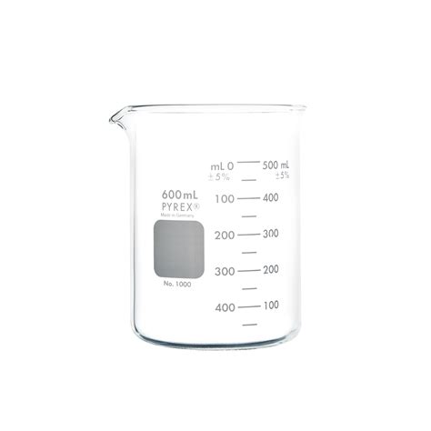 Pyrex Griffin Low Form Ml Beaker Double Scale