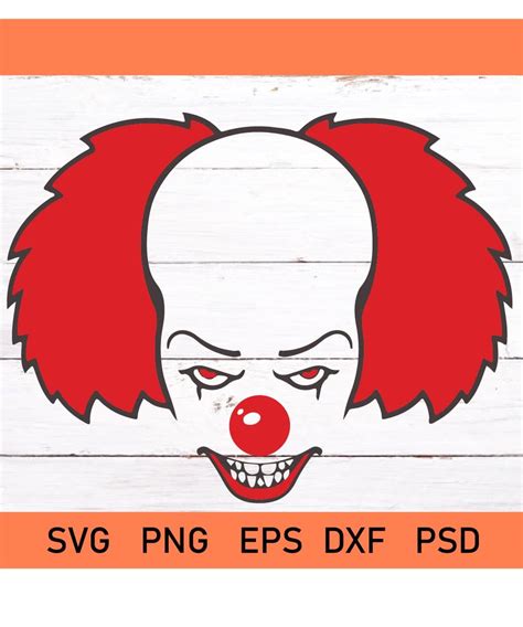 Pennywise Clown Svg