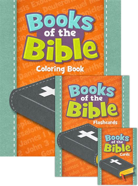 Books of the Bible: Coloring Book, Flashcards and Trading Cards Pack ...