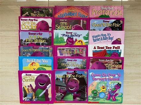 Scholastic Barney Storybooks Set Hobbies And Toys Books And Magazines