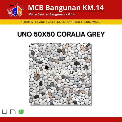 Jual Keramik Uno Coralia X Grey Keramik Lantai Keramik Kasar