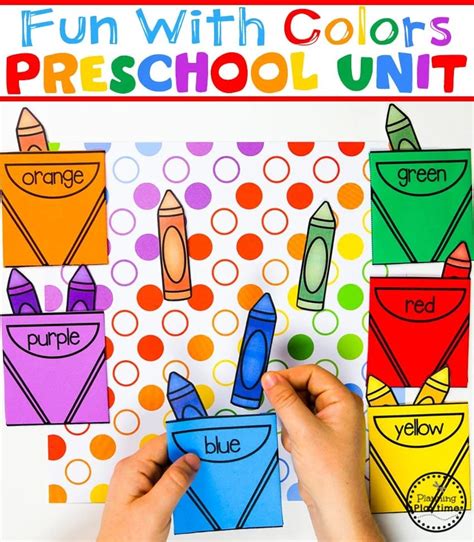 All About Colors Theme - Preschool - Planning Playtime