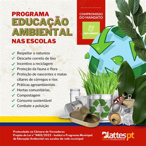 Programa De Educação Ambiental - Programa Municipal de Educação Ambiental nas escolas