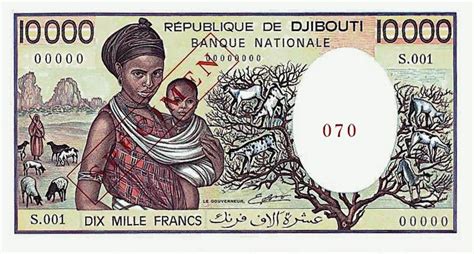 Will's Online World Paper Money Gallery - BANKNOTES OF DJOBOUTI