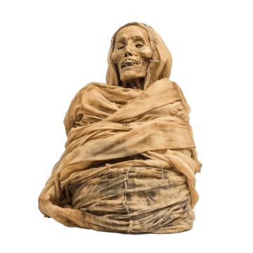 Mummy Stuffed In The Sarcophagus On White Background Mummy Zombie