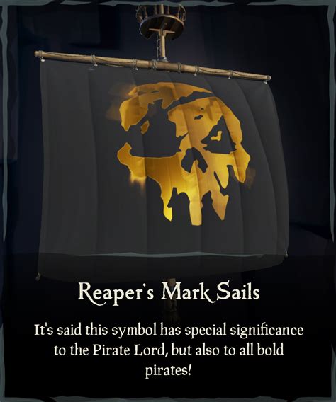 Reapers Mark Sails Sea Of Thieves Wiki