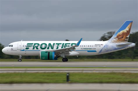 N Fr Frontier Airlines Airbus A Neo By Andrew Salisbury