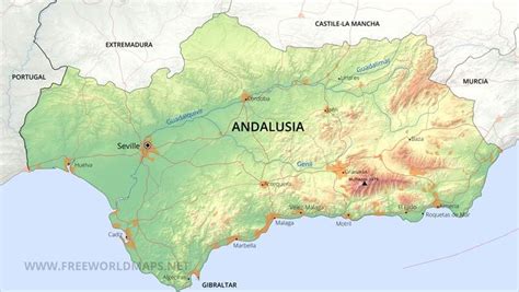 Andalusia Maps