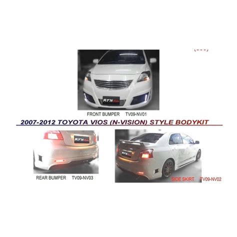 Toyota Vios Nvision N Vision Body Kit Bodykit