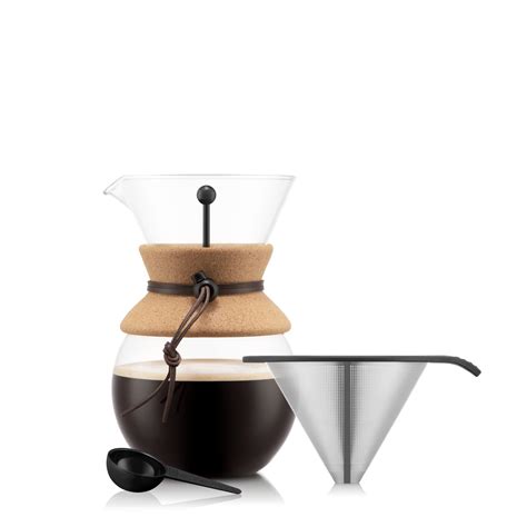 Snapklik BODUM 34 Oz Pour Over Coffee Maker High Heat