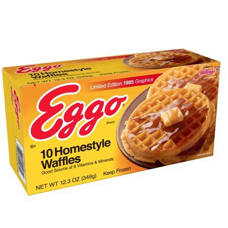 Kellogg S Eggo Homestyle Waffles Eassy Breakfast 12 3 Oz 10 Ct Box