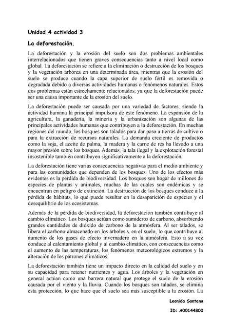 Unidad 4 Actividad 3 Espero Que Les Ayude Unidad 4 Actividad 3 La