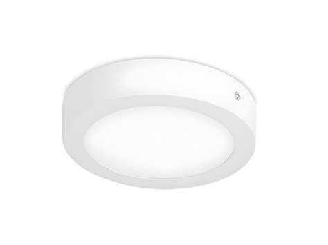 Plafonnier ip20 easy round surface ø300mm led 22w 3000k blanc 1377lm