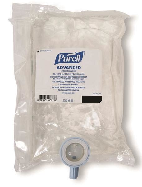 Purell Hand Rub 1000ml Dispenser Refill Bag 2156 08