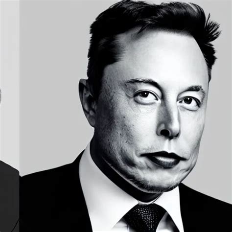 A Portrait Of Elon Musk Merged With Vladimir Putin Stable Diffusion