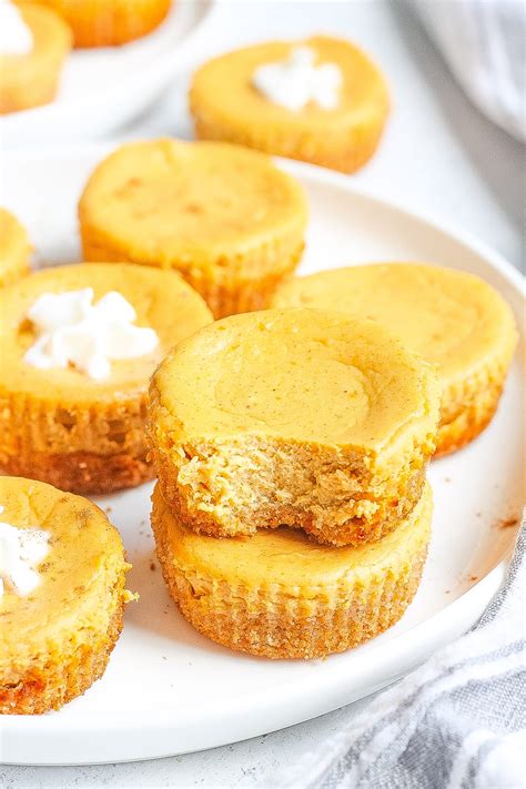 Mini Pumpkin Cheesecake Bites Easy Fall Dessert