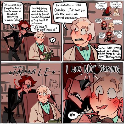 Twitter Good Omens Book Cute Gay Cute Comics