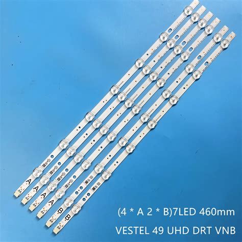 LED Backlight Strip For VESTEL 49 UHD DRT VNB A TYPE REV03 B TYPE REV0