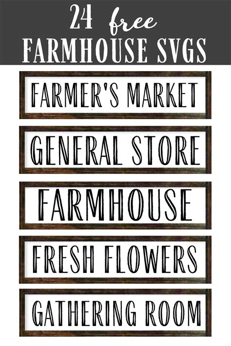 Free Svgs For Farmhouse Signs The Girl Creative