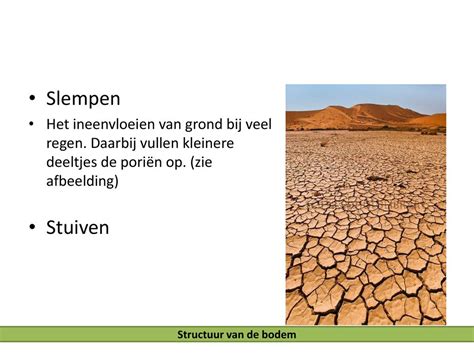 Bodemkunde Les Tom Lievense De Bodem Structuur Van De Bodem Ppt