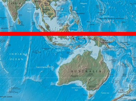 19.04.98, 23:00 The first time we fly over the equator. | Bay of bengal, Micronesia, Philippines