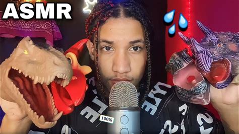 ASMR DINOS TE FAZENDO DORMIR RÁPIDO mouth sounds YouTube