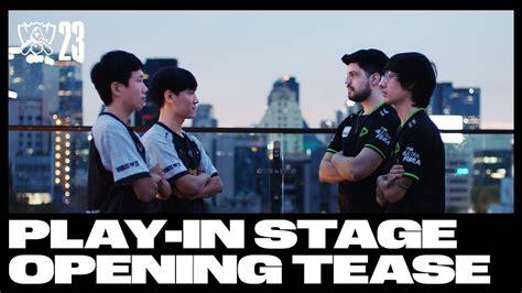 Worlds Play Ins Day Opening Tease Worlds Youtube