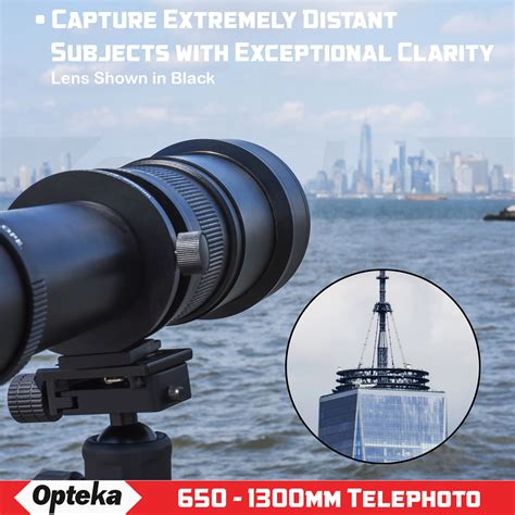 Opteka 650 1300mm Telephoto Zoom Lens For Canon Eos Ef Mount Dslr