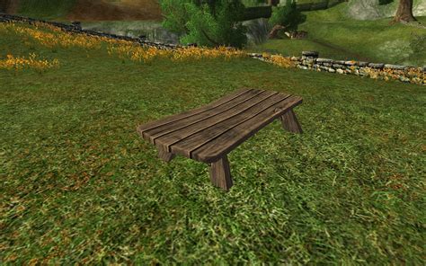 Picnic Table Lotro Housing By Dandco Du Milieu