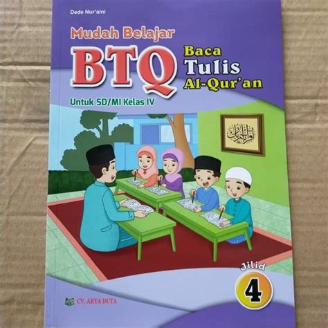 Jual Buku Belajar Baca Tulis Al Quran Btq K13 Untuk Sd Mi Kelas 4 Di